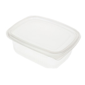 Miski z Pokrywką na Zawiasie PP 500ml MicroFale (50 Sztuk)