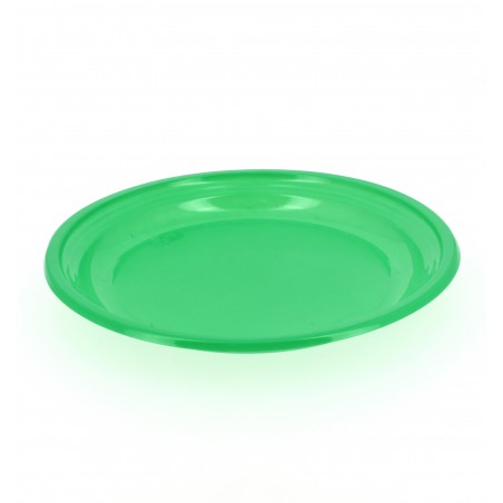 Talerz Plastikowe Płaski Zielone 205mm (960 Sztuk)