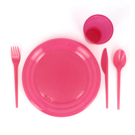 Nóż Plastikowi PS Fuchsia 165 mm (900 Sztuk)