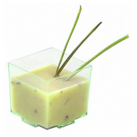 Kubki do Degustacji "Water Green" 4,2x4,2x4,2cm (20 Sztuk)