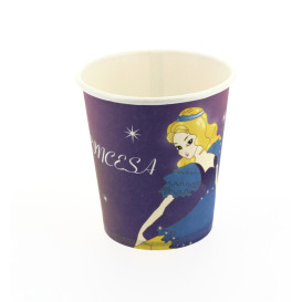 Vaso Carton Design Princesas 200ml (25 Units) 