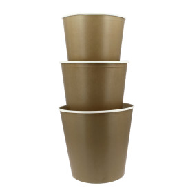 Wiadra Papierowe z Kurczaka 5100ml (25 Sztuk)