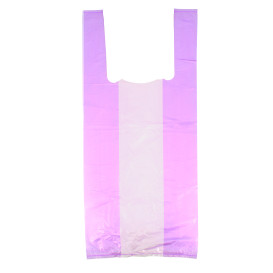 Reklamówki Plastikowe Zrywki 35x50cm Liliowa 