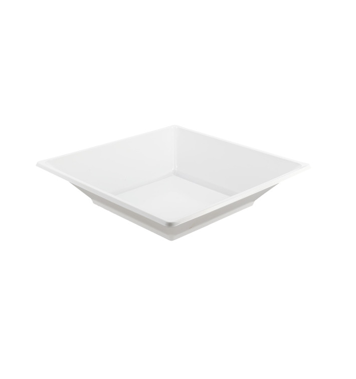 Talerz Plastikowe Głębokie Kwadratowi Białe 170mm Talerz Plastikowe Głębokie Kwadratowi Białe 170mm