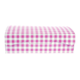 Pudełka Cukiernicze Kartonowe 20,4x15,8x6cm 1kg Różowe (20 Sztuk)