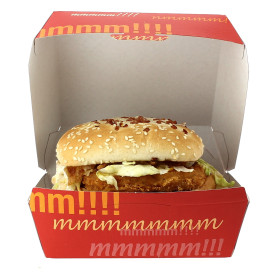 Pudełka na Burgeri XXL 14,5x14,5x8 cm 