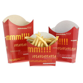 Pudełko na Frytki Duży 8,2x3,3x14,9cm (25 Sztuk)