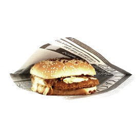 Torby Tłuszczoodporny Otwarte 2L 16x16,5cm (500 Sztuk)