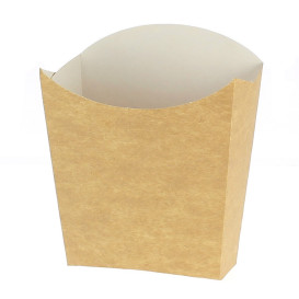 Pudełka Kraft na Frytki Małe 8,2x2,2x9cm (25 Sztuk)