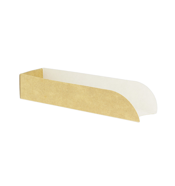 Rożek Kraft Hot-Dogi 17x5x3,5cm (100 Sztuk) Rożek Kraft Hot-Dogi 17x5x3,5cm (100 Sztuk)