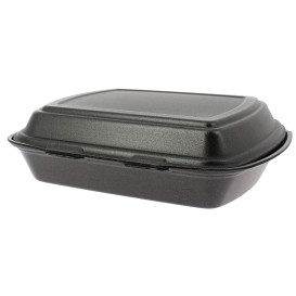 Pojemniki Styropianowe MenuBox 1C. Czarni 240x210x70mm (125 Sztuk)