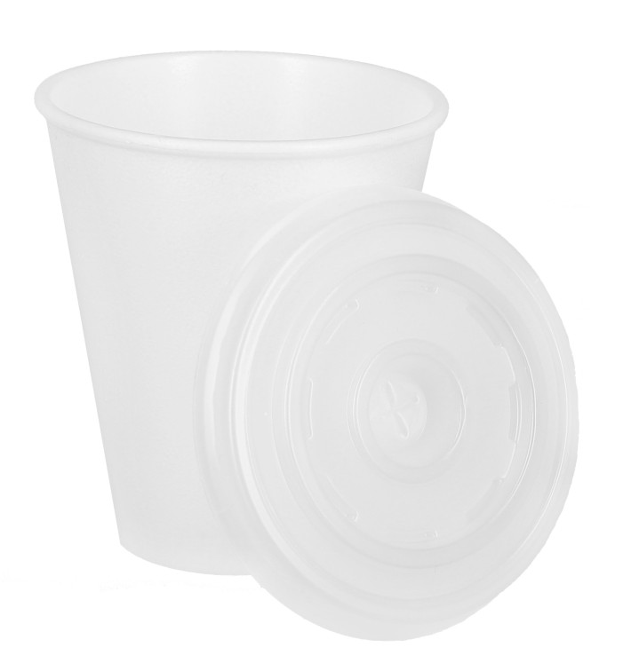 Szklanki Termiczne Styropianowe EPS 7Oz/200ml Białe + Pokrywka Szklanki Termiczne Styropianowe EPS 7Oz/200ml Białe + Pokrywka