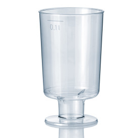 Kieliszki Plastikowe z Podstawa 100 ml 