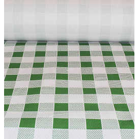 Obrus Papierowy w Rolce i Kratkę Zielone 1x100m. 40g (1 Sztuk)