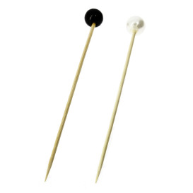 Szpikulce do Mięsa Bambusowe Dekoracje Perła 90 mm (100 Sztuk)