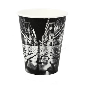 Kubki Papierowe 8 Oz/240ml "Parisian" Ø7,9cm (50 Sztuk)