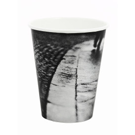 Kubki Papierowe 8 Oz/240ml "Parisian" Ø7,9cm (50 Sztuk)