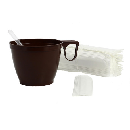 Mieszadełka w Papierku do Kawy 90mm Przezroczyste (2.500 Sztuk)