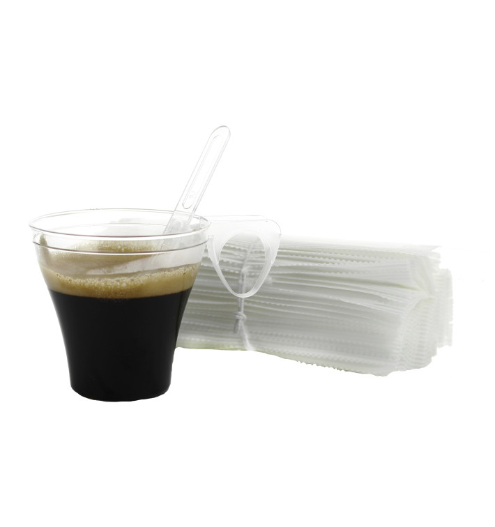 Mieszadełka w Papierku do Kawy 105mm Przezroczyste Mieszadełka w Papierku do Kawy 105mm Przezroczyste