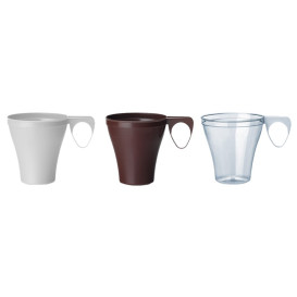 Filiżanki Plastikowe Brązowe 80ml (1200 Sztuk)