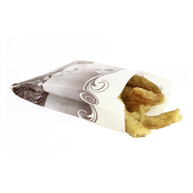Torby na Churros Tłuszczoodporny 18+7x32cm (250 Sztuk)