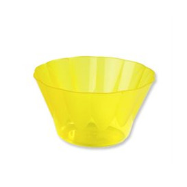 Kieliszki Royal na Koktajl Żółty Plastikowe 500ml (25 Sztuk)