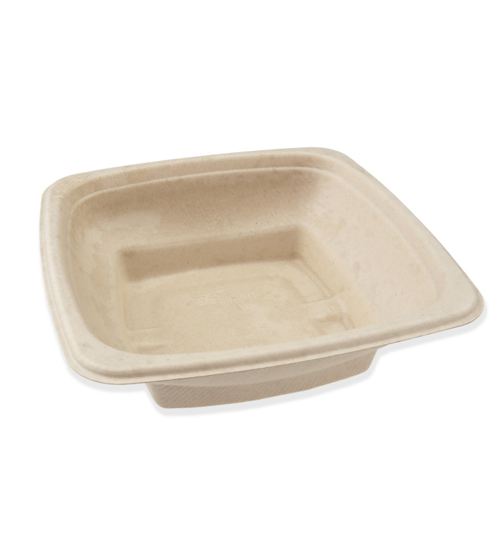 Miski Trzciny Cukrowej 750ml 180x180x40mm Miski Trzciny Cukrowej 750ml 180x180x40mm
