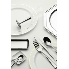 Nóż Plastikowe Srebrne 200mm (50 Sztuk)