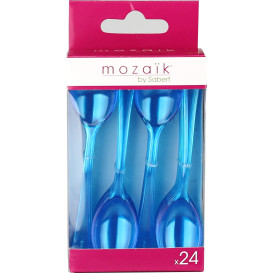 Łyżka Plastikowe Premium Turkusowe 160mm (10 Sztuk)