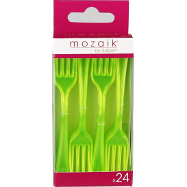Widelczyki Plastikowe Premium Zielone 190 mm (10 Sztuk)