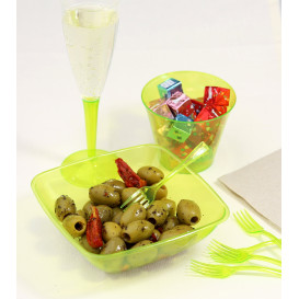Widelczyki Plastikowe Premium Zielone 190mm (180 Sztuk)
