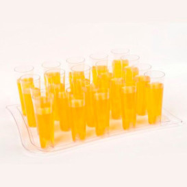 Tacki Stojak Kieliszkis Przezroczyste 37x26cm (10 Sztuk)