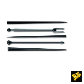 Pick Plastikowe Snack Stick Czarni 90 mm (6600 Sztuk)