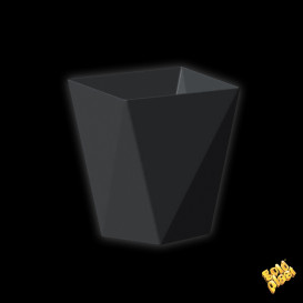 Kubki do Degustacji "Diamond" Czarni 100 ml (500 Sztuk)