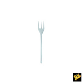 Mini Widelczyki Plastikowe do Degustacji Białe 100 mm (50 Sztuk)