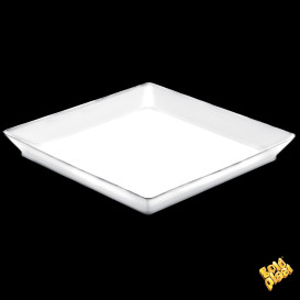 Tacki do Degustacji Medium Białe 13x13 cm (192 Sztuk)