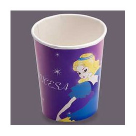 Vaso Carton Design Princesas 200ml (25 Units) 