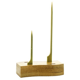Stojak Bambusowy na Szpikulce do Mięsa "Golf" 8x4cm 