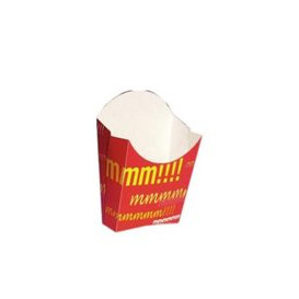 Pudełko na Frytki Średnie 8,2x3,5x12,5cm (25 Sztuk)