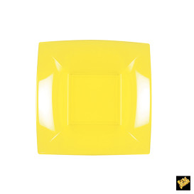 Talerz Plastikowe Głębokie Żółty Nice PP 180mm (300 Sztuk)