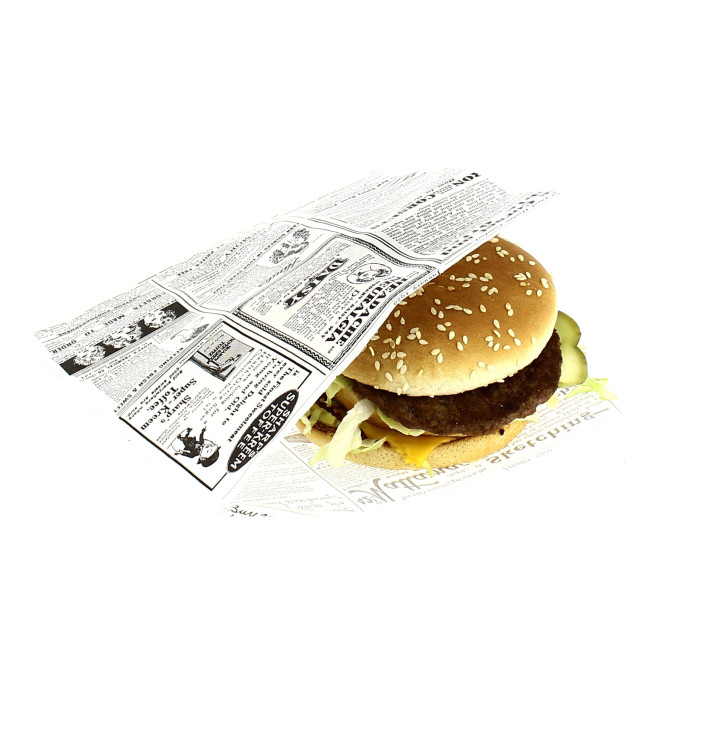Torby Tłuszczoodporny Otwarte 2L 16x16,5cm (500 Sztuk) Torby Tłuszczoodporny Otwarte 2L 16x16,5cm (500 Sztuk)