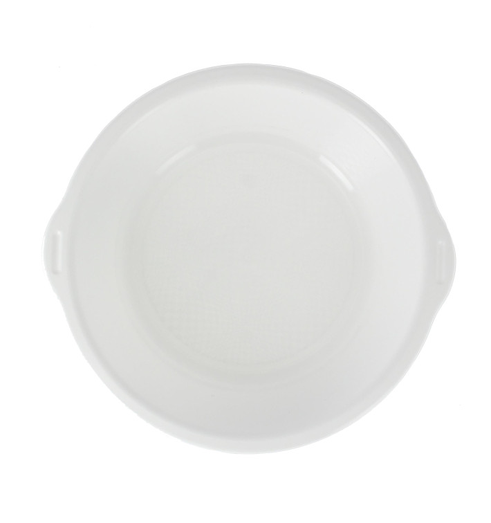 Miski Plastikowe PP z Uchwytami Białe Ø18,5cm (50 Sztuk) Miski Plastikowe PP z Uchwytami Białe Ø18,5cm (50 Sztuk)