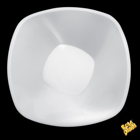 Miski Plastikowe PP Białe "Square" 3000ml Ø27,7cm (3 Sztuk)
