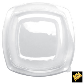 Pokrywka Plastikowe Przezroczyste Talerz Square PET 230mm (300 Sztuk)