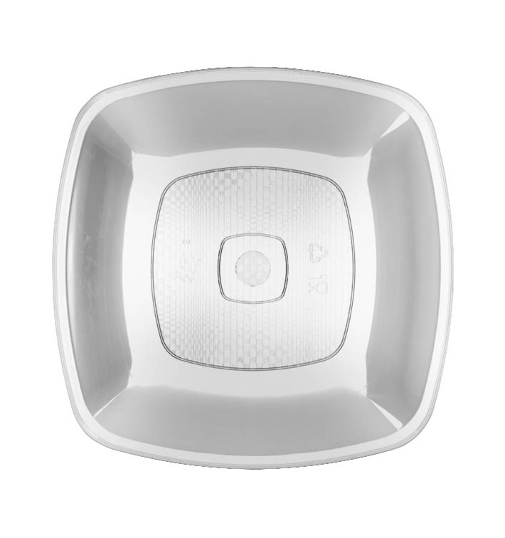 Talerz Plastikowe Płaski Przezroczyste Square PS 300mm (12 Sztuk) Talerz Plastikowe Płaski Przezroczyste Square PS 300mm (12 Sztuk)