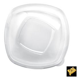 Pokrywka Plastikowe PET Szkło "Square" Ø21cm (3 Sztuk)