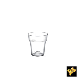 Kubki Plastikowe Księżyc Kieliszki do Shotów Przezroczyste PS 20 ml (50 Sztuk)