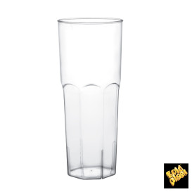 Kubki Plastikowe Rura Przezroczyste PS Ø65mm 350ml (10 Sztuk)