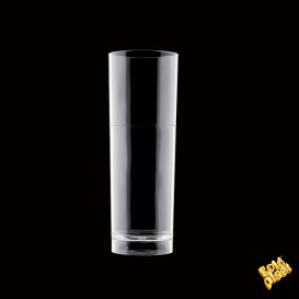 Kubki Wielokrotnego Użytku SAN Tumbler Przezroczyste 200ml (6 Sztuk)