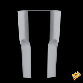 Kubki Wielokrotnego Użytku SAN "Granity" Czarni 400 ml (5 Sztuk)